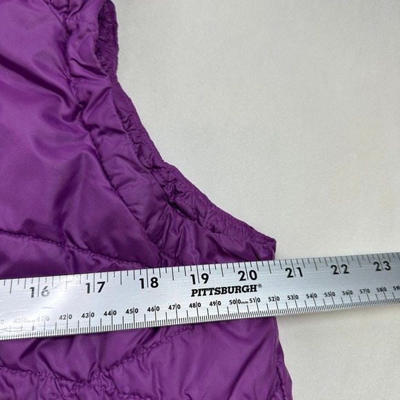Columbia Purple Quilted Puffer Vest Full Zip Stand Collar Women's XL Warm Winter - Picture 11 of 16
